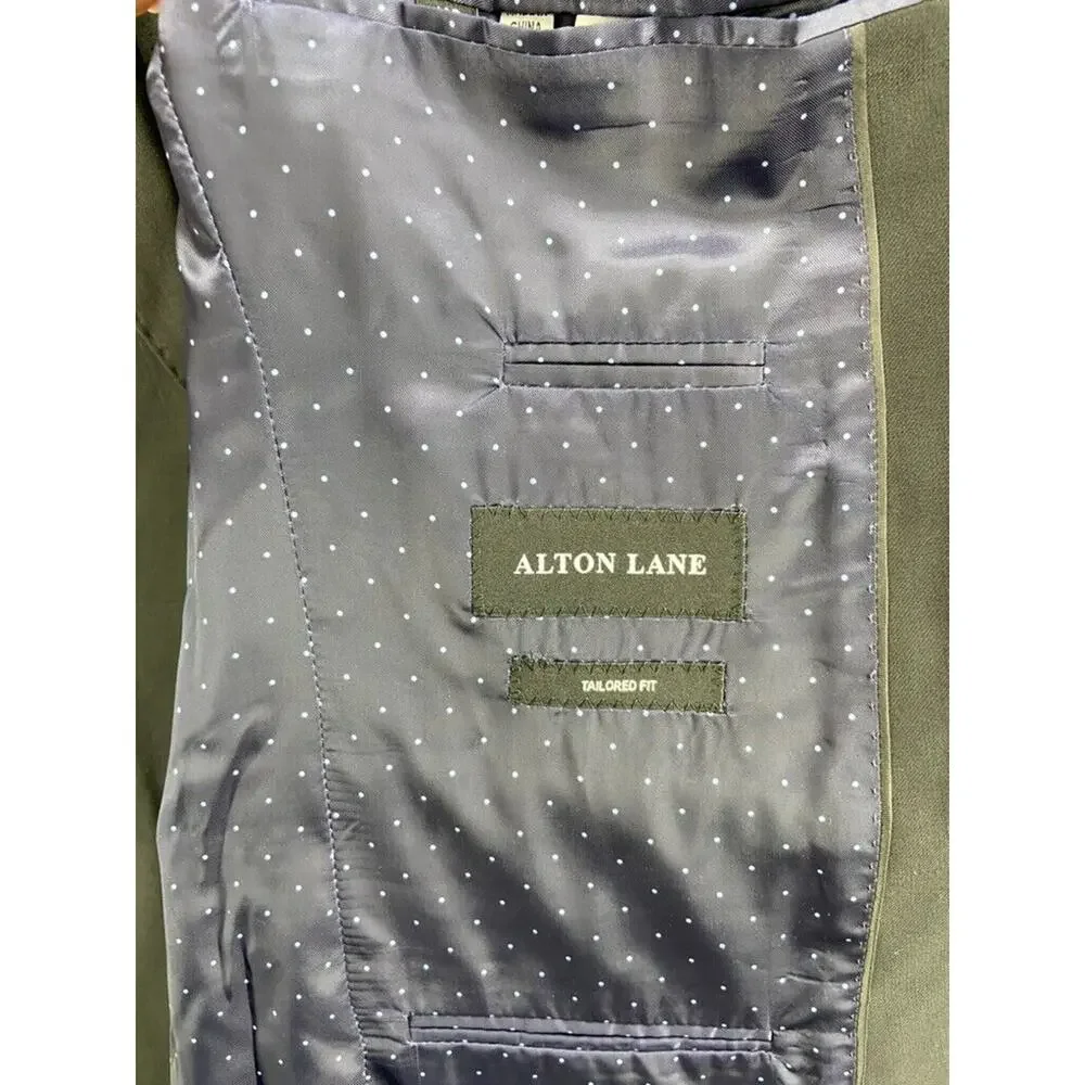 NWT Alton Lane Blazer Jacket Mens Size 40R Gray Notch Single‎ Breasted Lined